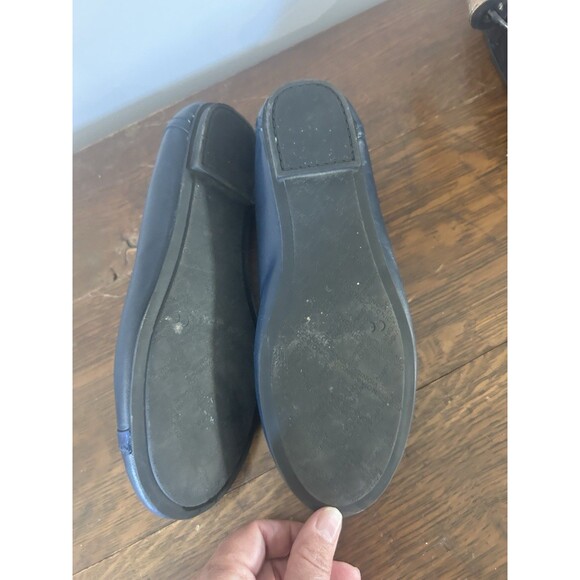 Vionic CAROLL Ballet Flat Shoes Navy Blue Arch Support Size 7.5 Preppy Classic - Picture 6 of 8